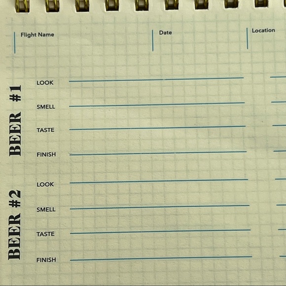 Beer Tasting Flight Plan Notebook - Picture 5 of 6